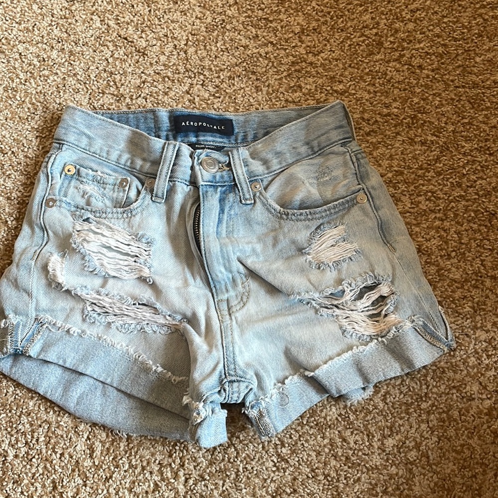 Aeropostale blue jean short